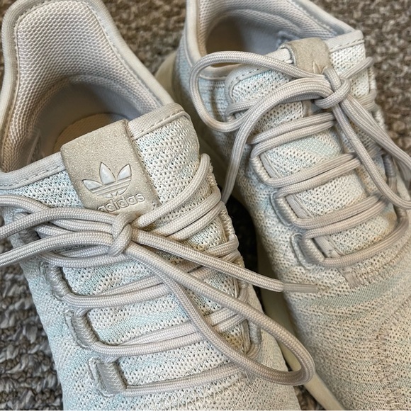 Adidas Tubular Shadow Ash Green Athletic White Shoes - Picture 10 of 10